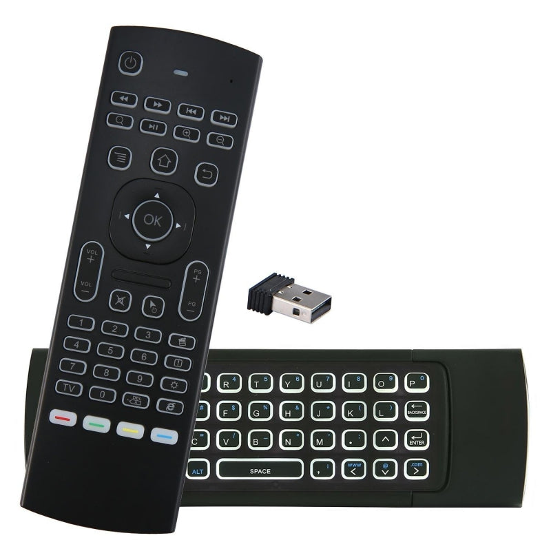 MX3 Backlit Air Mouse Voice Remote 2.4G Keyboard for Android TV