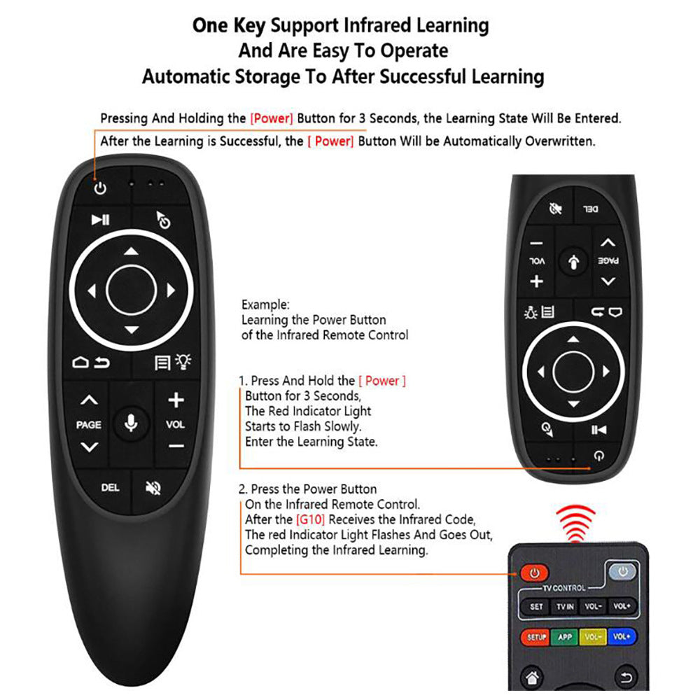 G10 G10S Voice Remote Control Air Mouse Gyroscope for TV Box